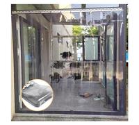 Cortina de PVC para puerta de congelador, industrial, resistente y fresca (colorcongelador, industrial, resistente y fresca (color: transparente, tamaño: 120 x 240 cm/47,24 x 94,49 pulgadas)