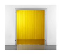 Cortina de PVC resistente para refrigeradores y refrigeradores, 1,7 mm de grosor, 75 x 210 cm nergética, fácil de instalar, solución duradera para puerta de almacén amarilla