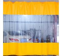 Cortina de PVC transparente para jardín, impermeable, resistente a la intemperie, divisor de 1,8 x 2 m, cubierta de vinilo transparente para protección de patio, balcón y cenador