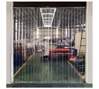 Cortina de PVC transparente para puertas, resistente, de vinilo, impermeable, pade vinilo, impermeable, para cámaras frigoríficas y almacenes, paquete de 10 (1,5 x 2,5 m), fácil instalación.
