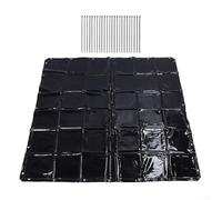 Cortina de soldadura para uso industrial, pantalla colgante ignífuga de 1.74 x 1.74 m, polietileno verde oscuro con protección de clase 6 contra chispas y radiación UV