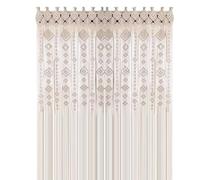 Cortina de tapiz tejida bohemia para decoración del hogar, perfecta para eventos y fondos de boda (110 x 200 cm)