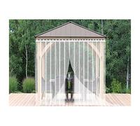 Cortina de Tiras de PVC, Cortina Industrial de Tiras de PVC - Puerta de Vinilo Transparente e Impermeable para cámaras frigoríficas, garajes, Patios y fábricas, Personalizable, de Alta resis