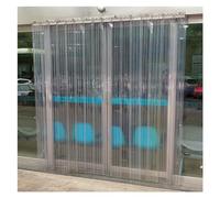 Cortina de Tiras de PVC, Cortina Vertical Impermeable para Puertas, Ideal para talleres, Tiendas y Empresas, 1,9 mm de Grosor, Opciones de tamaño de 1,35 x 2,1 m.