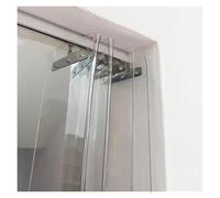 Cortina de Tiras de PVC, Kit de Cortina de Tiras de PVC Transparente para Puertas correderas y Plegables: fácil instalación, mampara de plástico Duradera para Uso en el hogar, la Oficina y e
