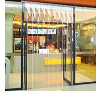 Cortina de Tiras de PVC Resistente de 1,9 mm de Grosor con Accesorios de Montaje para almacenes, garajes, centros comerciales y cámaras frigoríficas. Cortina de Puerta de PVC (0,15 x 2,85 m/