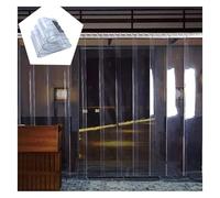 Cortina de Vinilo Impermeable para Puerta - Persianas Resistentes contra Huracanes para supermercados, centros comerciales y garajes (1,05 x 2,4 m) - Fácil de Instalar y de bajo Consumo, IDE