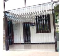 Cortina de vinilo transparente para puerta de 1,9 mm de grosor, plástico suave, ideal para puertas de congelador y entradas de almacén, tamaño 1,35 x 2,2 m, fácil de instalar