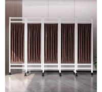Cortina divisora de habitación médica, pantalla de privacidad plegable con ruedas para clínicas, salones y uso doméstico, 250 x 180 cm
