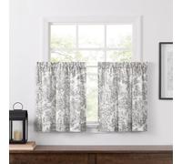 Cortina Ellis Victoria Park Toile de 172 x 91 cm, con niveles a medida, gris