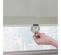 cortina Enrollable con Ventosa sin perforación,cortinas opacas para ventanas,persiana enrollables interior con ventosas para puertas/balcones,cortinas de privacidad temporal,Grey-60x125cm/24x49in