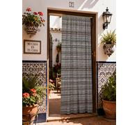 Cortina Etnica Alpujarreña 155 x 220 cm (Gris), antimosquito, protección Solar