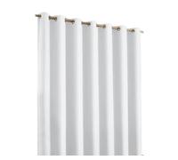Cortina Exterior Impermeable Cortinas opacas extra grandes for exteriores, resistentes al viento, con ojales en la parte superior e inferior, impermeables for patio. Cortinas Exterior(WHITE,254x213cm)