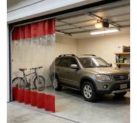Cortina Industrial Transparente Pantalla de Aislamiento Taller Profesional, Separador Espacio Adaptable Fábrica Patio Tienda Garage, Cortina Blindaje(W 6.5 x H 4.6m/21.3 x 15.1ft)