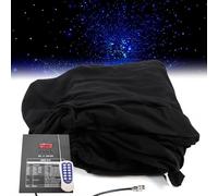 Cortina LED con diseño de estrella, cortina de escenario con controlador, ancla de fondo para colgar en 3D, iluminación decorativa de estudio para DJ estéreo en vivo, 4 x 4 m