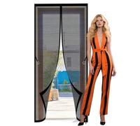 Cortina Magnética a Prueba de Mosquito para Balcón 60 x 288 cm Varios Tallas Mosquitera Magnetica Puerta Fácil Instalación sin Taladrar para Todos Los Tamaños de Puertas, Negro