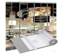 Cortina magnética de PVC para puertas de entrada comerciales, 2 mm, aislamiento térmico, 4 piezas (0,45 x 2 m)