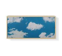 Cortina magnética para armarios, cortina plegable tipo panal para privacidad en clósets, faldón vertical texturizado para bajo fregadero en cocina, dormitorio y estanterías(Blauw,110x50cm/43.3x19.7")