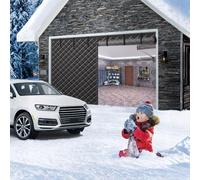 Cortina Magnética Para Puerta Con Aislamiento Térmico, Ahorro De Energía, Resistente Al Viento 210 220 230 240 250 260 270 280 290 300 320 350 360cm(Oscuro,290x210cm)