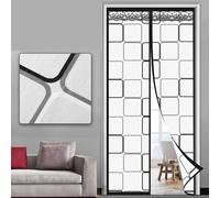 Cortina Magnética para Puerta Cortina de Puerta Invierno Anti Tormenta de Nieve,Protección contra el Frío y el Calor en Invierno para Hogar,Cocina,Sala (80x180cm)