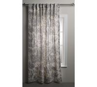 Cortina Maison d' Hermine 100 % algod n - 127 x 244 cm - Cortina decorativa gris Paloma - Cortinas est ticas para cocina y dormitorio r sticos -