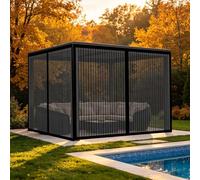 Cortina Mosquitera 152 x 222 cm Cierra Automáticamente, Fácil Instalación sin Taladrar Mosquitera para Puerta Mosquiteras Magneticas para Puertas para Cocina, Comedor, Negro