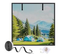 Cortina Mosquitera de Fibra de Vidrio para Ventana, 110x120cm 110x180cm Malla de Protección Anti Mosquitos Autoadhesiva Taladrar, Fácil de Instalar con Cinta de Sujeción(40x50cm)