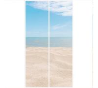 Cortina Mosquitera Magnética para Puertas 165x205cm Puerta Magnética Antimosquitos Mosquitera Iman Fuerte Varios Tallas Disfrute del Buen Verano en Familia Blanco