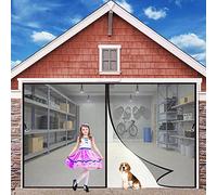 Cortina Mosquitera Magnética para Puertas, 240x225cm, Anti Insectos Moscas y Mosquitos, con Imanes Cierre Automático, para Puertas de Madera, de RV, Personalizable, Negro