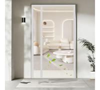 Cortina mosquiteras para Casa Tienda 110x185cm Blanca Magnética Puerta Doble Mosquitera Puertas Magnetica Mosquera Para Ventana