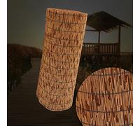 Cortina natural de bambú ecológica para valla de privacidad para balcón y jardín, cubierta de rollo temporal para exteriores, patio, piscina y paneles de patio