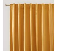 Cortina opaca con piezas ocultas, Lincot. Talla 135 x 250 cm. Color Amarillo Ocre