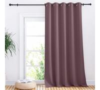 Cortina opaca para ventana de dormitorio Nicetown, color rosa seco, 1 panel, 70 x 95 pulgadas, con aislamiento t rmico, para loft, habitaci n de