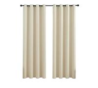 Cortina para pérgola Cortinas for exteriores, impermeables, for jardín, , cortinas opacas que aíslan la luz del sol, for patio, porche, pérgola, terraza cubierta, cenador(Beige,2PCS_140CMX200CM)