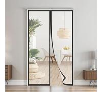 Cortina para puerta EVA magnética Termoaislante Transparente 135x140cm，Cortina de protección aislante, protección contra el frío y protección térmica en invierno，impermeable，Cierre automático