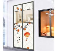 Cortina Puerta Aislante Térmica Magnética Cortina De Puerta Con Ventanas Transparentes Impermeable Y Insonorizante De Cortinas Para Balcón Sala Patio(Gris,W130XH205CM)