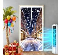 Cortina Térmica Magnética 101 x 135 cm Prueba Viento Impermeable Invierno, Aislante Acústico, Aislante Frio Cortinas Termicas Frio y Calor para Estar Balcón Sala, A