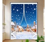 Cortina Térmica Magnética 120 x 235 cm Prueba Viento Impermeable Invierno, Aislante Acústico, Aislante Frio Cortina Exterior Puerta para Estar Balcón Sala, A