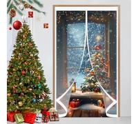 Cortina Térmica Magnética 130 x 170 cm Prueba de Viento Impermeable, Aislante Frio y Calor en Transparente Cortina para Puerta Termica Opaca para Estar Balcón Sala, A