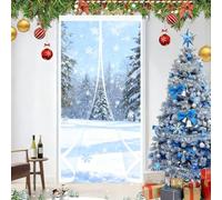 Cortina Térmica Magnética 168 x 105 cm No Requiere Perforación, Aislamiento para El Invierno, Fácil de Instalar Cocina Tela Opaca Insonorizada para Estar Balcón Sala, A