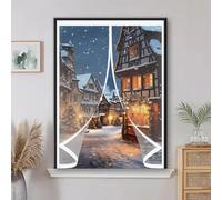 Cortina Térmica Magnética 45 x 105 cm Prueba Viento Impermeable Invierno, Aislante Acústico, Aislante Frio Transparente Cortinas Termica para Estar Balcón Sala, A