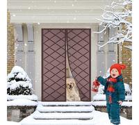 Cortina Térmica Magnética para Puerta, Cortinas de Invierno para Puertas,Cortina de Puerta Magnética con Aislamiento Térmico,Mosquitera Puerta Magnetica,Cierra Automá, Genial para Puertas,Balcones