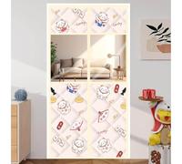 Cortina Térmica Magnética Para Puerta De Invierno, Cortina De Ventana Transparente Resistente Al Viento Y Cálida, Cierre Automático, Para Puertas Corredizas De Vidrio, Patios(80x200cm)