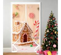 Cortina Térmica para Puerta 120 x 235 cm Prueba Viento Impermeable Invierno, Aislante Acústico, Aislante Frio Cortina Térmica para Invierno y Verano para Estar Balcón Sala, A