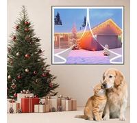 Cortina Térmica para Ventana 102 x 158 cm Aislante Frio, Prueba Viento Impermeable Invierno, Aislante Acústico Cocina Tela Opaca Insonorizada para Balcón Sala Estar, A