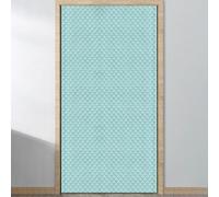 Cortina térmica resistente para puerta, aislamiento de invierno, ahorro de energía, resistente al viento, al polvo, insonorizada, para dormitorio y cocina, color verde, 140 x 220 cm