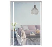 Cortinas Antimoscas Anti Insecto 150x200cm,contra Insectos Cortina Magnética Se Cierra Magnéticamente al Instante para Puertas de Salón,Balcón,Corredor Blanco