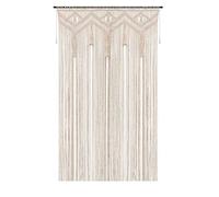 Cortinas Bohemias para Dormitorio, Cortinas de macramé para Ventanas, Sala de Estar, decoración Bohemia, Cortina Grande de macramé para Colgar en la Pared, Cortina de Cuentas para Puerta, Armario
