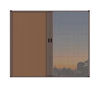 Cortinas Celulares Opacas Sin Cables, Cortinas de Nido de Abeja, Aislamiento Térmico y Reducción de Ruido Estores Noche y DiaPara Ventanas Interiores(Marrón,W 130 x H 120 cm)