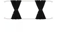 Cortinas Coche,Cortinas Divisorias de Coche Cortinas Opacas For Coche, Parasol Con Rieles De Plástico, Uso Apto Para VW T5, T6 Y .1(Left center window)